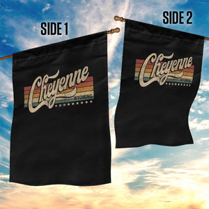 Cheyenne Wyoming Pride Retro Vintage WY State Garden Flag TS11 Print Your Wear