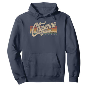 Cheyenne Wyoming Pride Retro Vintage WY State Hoodie TS11 Navy Print Your Wear