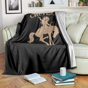 Cheyenne State Native American Cowboy Rodeo Throw Blanket TS11 Print Your Wear