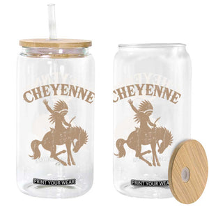 Cheyenne State Native American Cowboy Rodeo Glass Can TS11 Print Your Wear