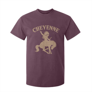 Cheyenne State Native American Cowboy Rodeo T Shirt For Kid TS11 Maroon Print Your Wear