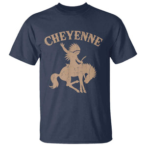 Cheyenne State Native American Cowboy Rodeo T Shirt TS11 Navy Print Your Wear