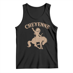Cheyenne State Native American Cowboy Rodeo Tank Top TS11 Black Print Your Wear