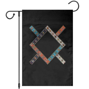 Northern Cheyenne Tribe Flag Montana Tribal Pattern Garden Flag TS11 Black Print Your Wear