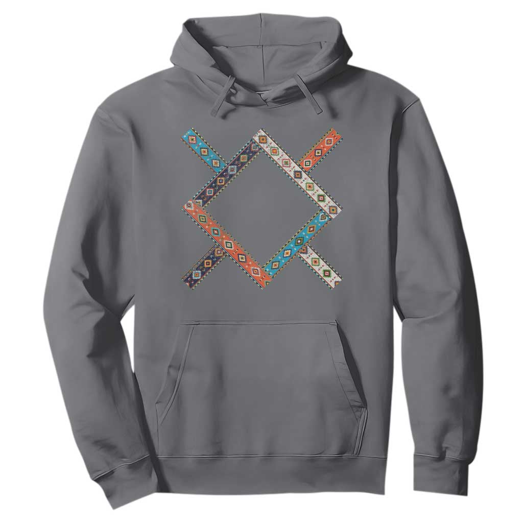 Northern Cheyenne Tribe Flag Montana Tribal Pattern Hoodie TS11 Charcoal Print Your Wear