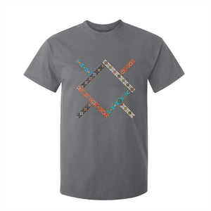 Northern Cheyenne Tribe Flag Montana Tribal Pattern T Shirt For Kid TS11 Charcoal Print Your Wear