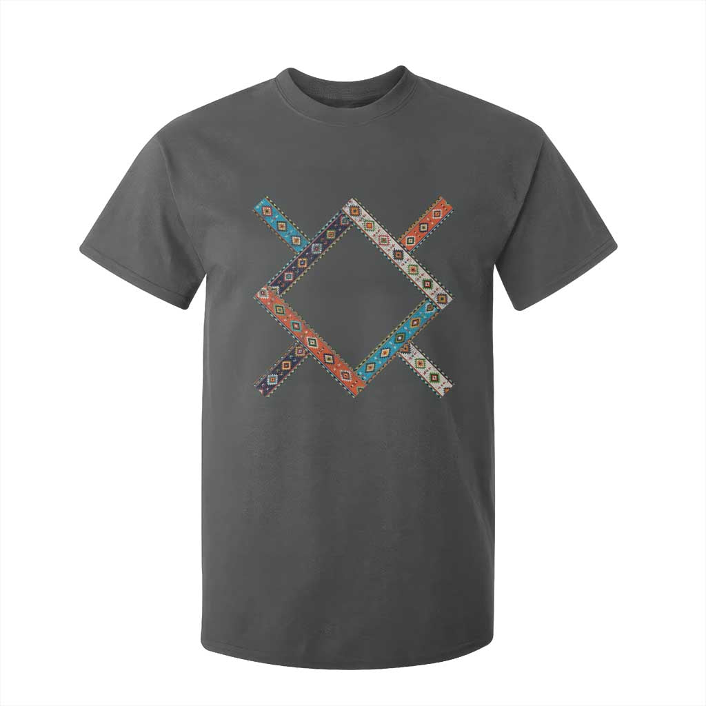Northern Cheyenne Tribe Flag Montana Tribal Pattern T Shirt For Kid TS11 Dark Heather Print Your Wear
