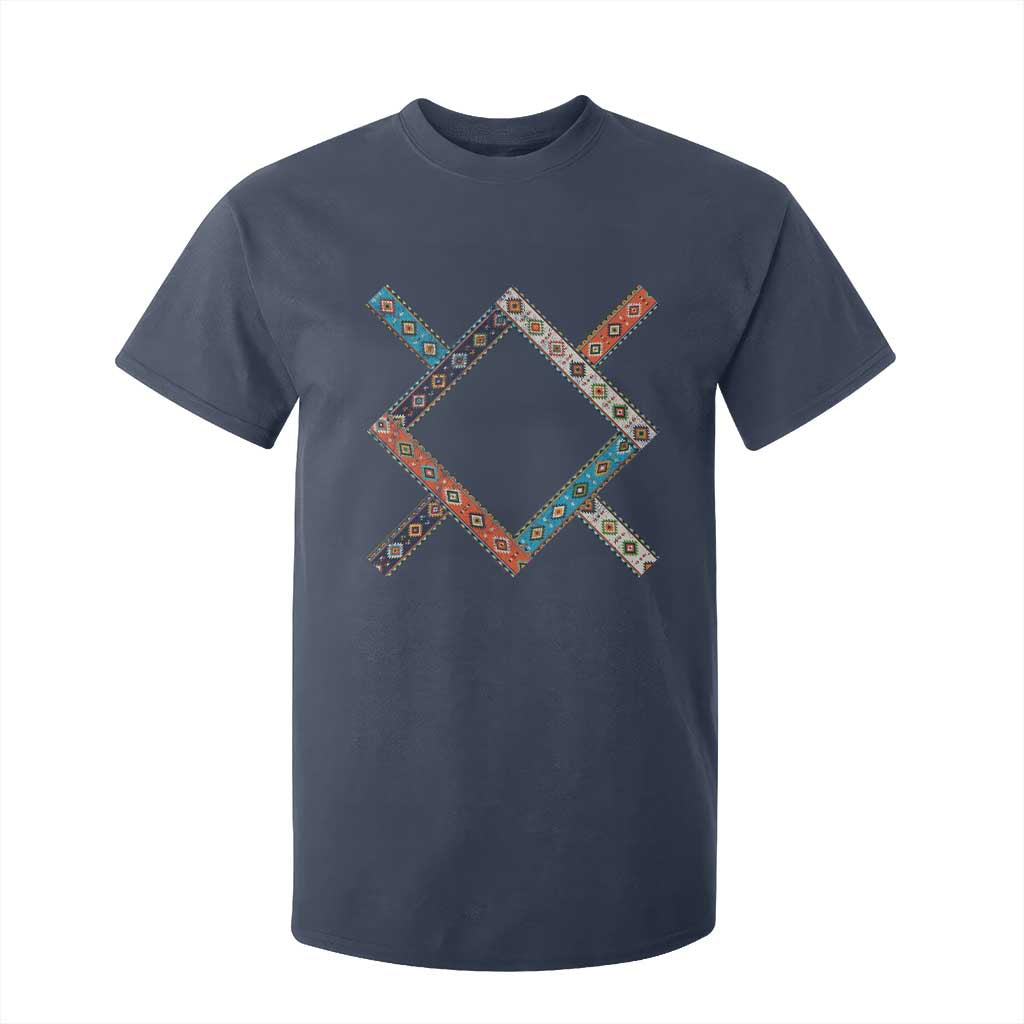 Northern Cheyenne Tribe Flag Montana Tribal Pattern T Shirt For Kid TS11 Navy Print Your Wear