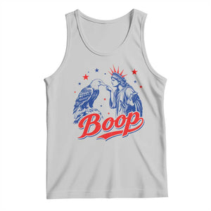 Boop Statue of Liberty and Eagle 4th of July Tank Top TS11 Ash Print Your Wear