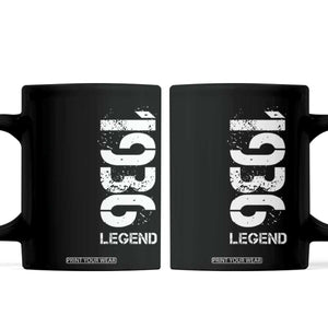 Vintage 1936 Legend Coffee Mug 90th Birthday Gifts Special Milestone TS11 Black Print Your Wear