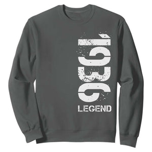 Vintage 1936 Legend Sweatshirt 90th Birthday Gifts Special Milestone TS11 Dark Heather Print Your Wear