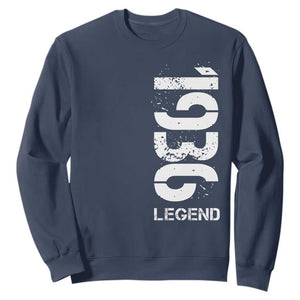 Vintage 1936 Legend Sweatshirt 90th Birthday Gifts Special Milestone TS11 Navy Print Your Wear
