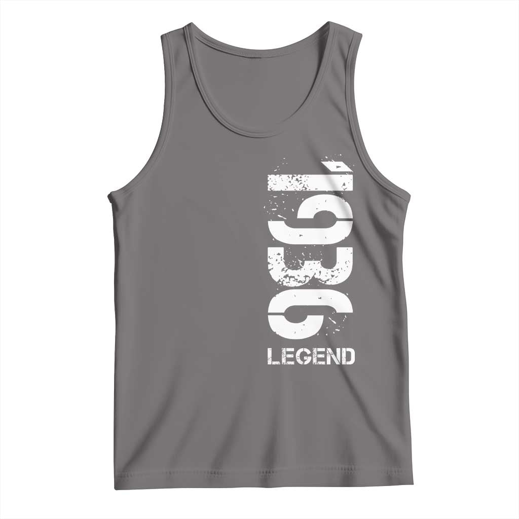 Vintage 1936 Legend Tank Top 90th Birthday Gifts Special Milestone TS11 Deep Heather Print Your Wear