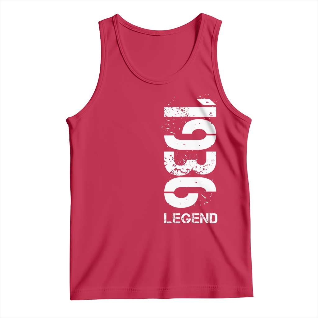 Vintage 1936 Legend Tank Top 90th Birthday Gifts Special Milestone TS11 Red Print Your Wear