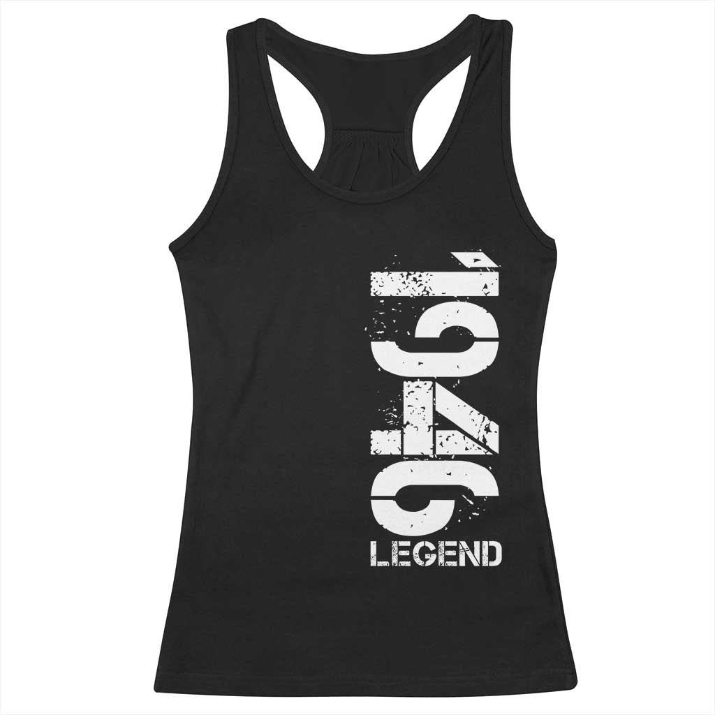 Vintage 1946 Legend Racerback Tank Top 80th Birthday Gifts Special Milestone TS11 Black Print Your Wear