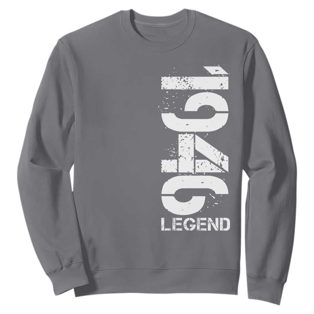 Vintage 1946 Legend Sweatshirt 80th Birthday Gifts Special Milestone TS11 Charcoal Print Your Wear