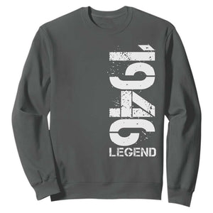 Vintage 1946 Legend Sweatshirt 80th Birthday Gifts Special Milestone TS11 Dark Heather Print Your Wear