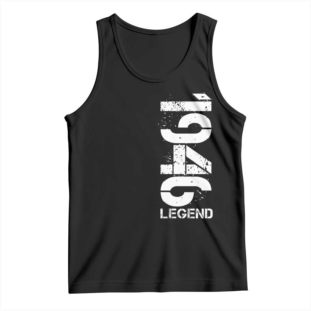 Vintage 1946 Legend Tank Top 80th Birthday Gifts Special Milestone TS11 Black Print Your Wear