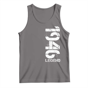 Vintage 1946 Legend Tank Top 80th Birthday Gifts Special Milestone TS11 Deep Heather Print Your Wear