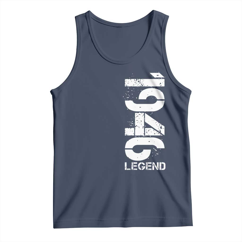 Vintage 1946 Legend Tank Top 80th Birthday Gifts Special Milestone TS11 Navy Print Your Wear
