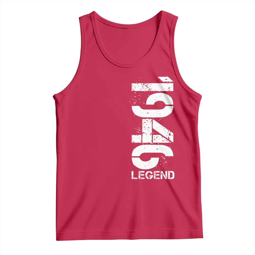 Vintage 1946 Legend Tank Top 80th Birthday Gifts Special Milestone TS11 Red Print Your Wear