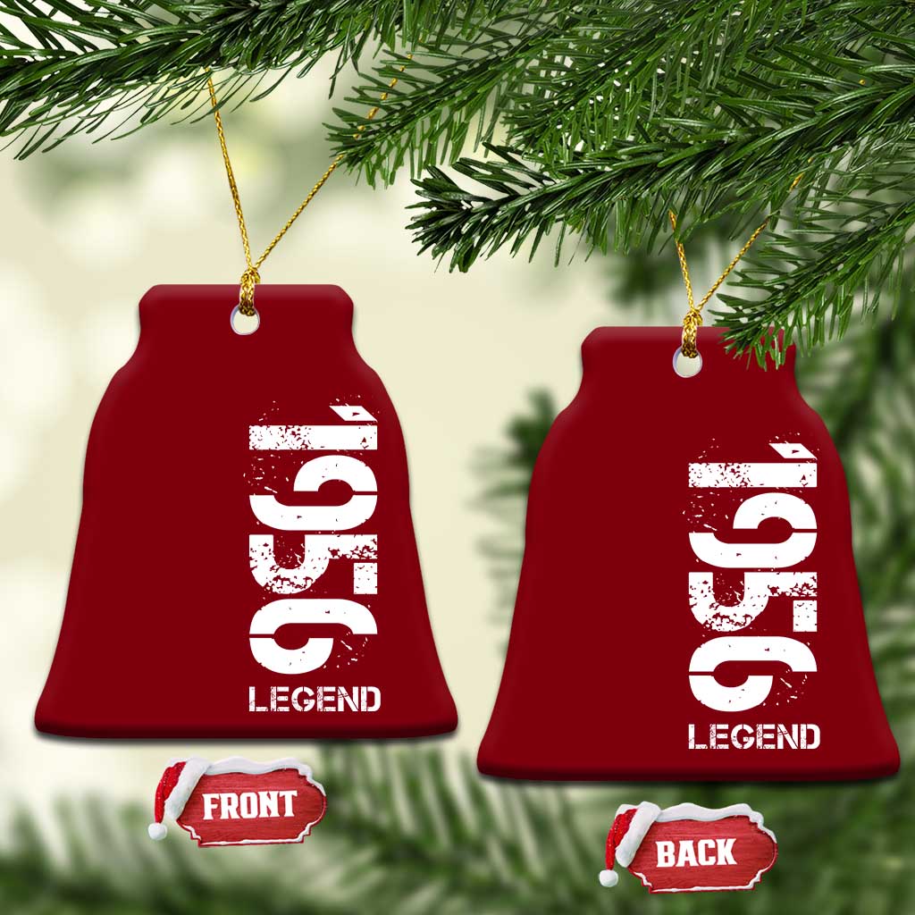 Vintage 1956 Legend Ceramic Ornament 70th Birthday Gifts Special Milestone TS11 Print Your Wear