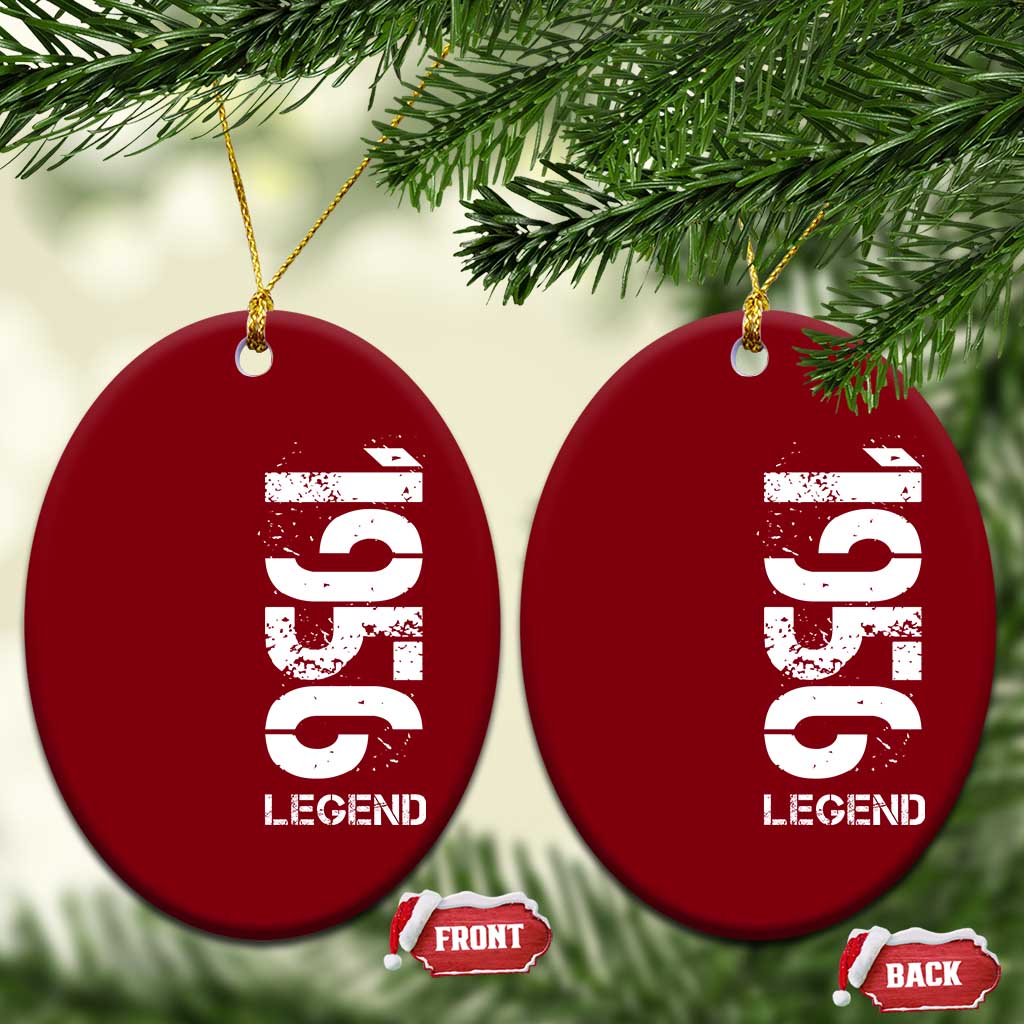 Vintage 1956 Legend Ceramic Ornament 70th Birthday Gifts Special Milestone TS11 Print Your Wear