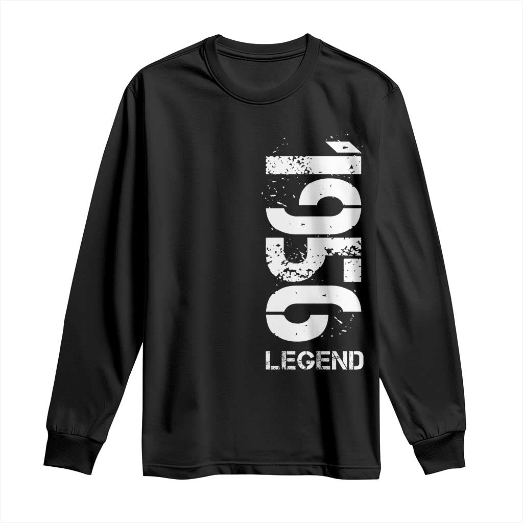 Vintage 1956 Legend Long Sleeve Shirt 70th Birthday Gifts Special Milestone TS11 Black Print Your Wear