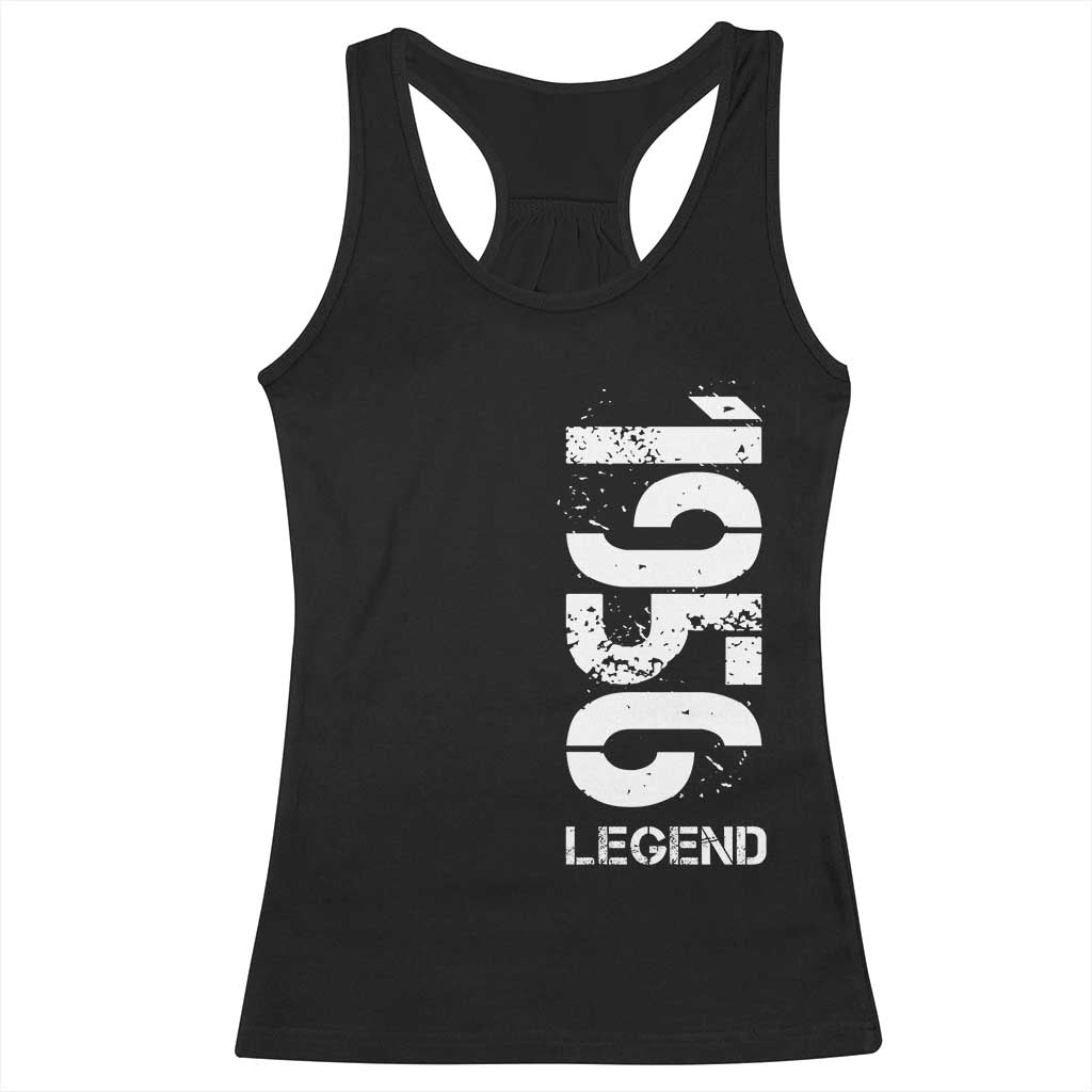 Vintage 1956 Legend Racerback Tank Top 70th Birthday Gifts Special Milestone TS11 Black Print Your Wear