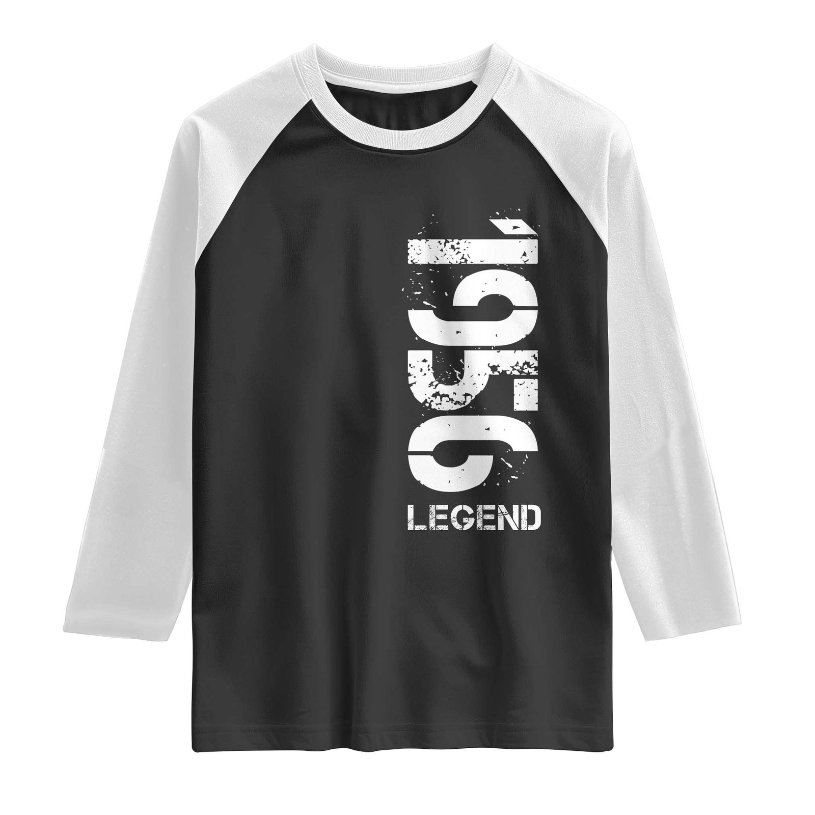 Vintage 1956 Legend Raglan Shirt 70th Birthday Gifts Special Milestone TS11 Black White Print Your Wear