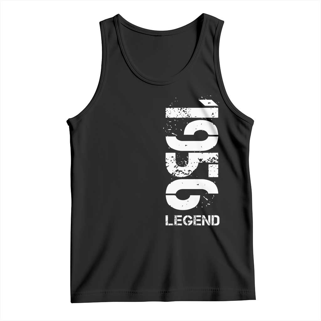 Vintage 1956 Legend Tank Top 70th Birthday Gifts Special Milestone TS11 Black Print Your Wear