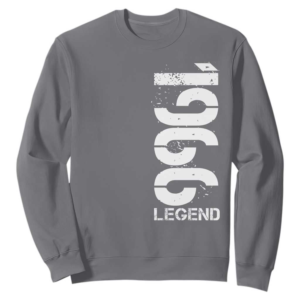 Vintage 1966 Legend Sweatshirt 60th Birthday Gifts Special Milestone TS11 Charcoal Print Your Wear