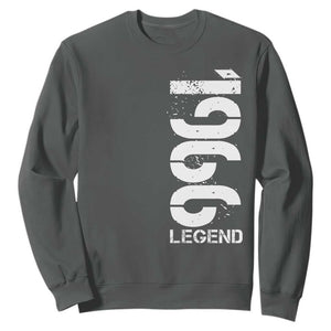 Vintage 1966 Legend Sweatshirt 60th Birthday Gifts Special Milestone TS11 Dark Heather Print Your Wear