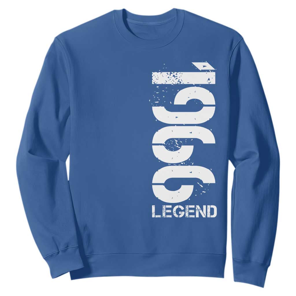 Vintage 1966 Legend Sweatshirt 60th Birthday Gifts Special Milestone TS11 Royal Blue Print Your Wear