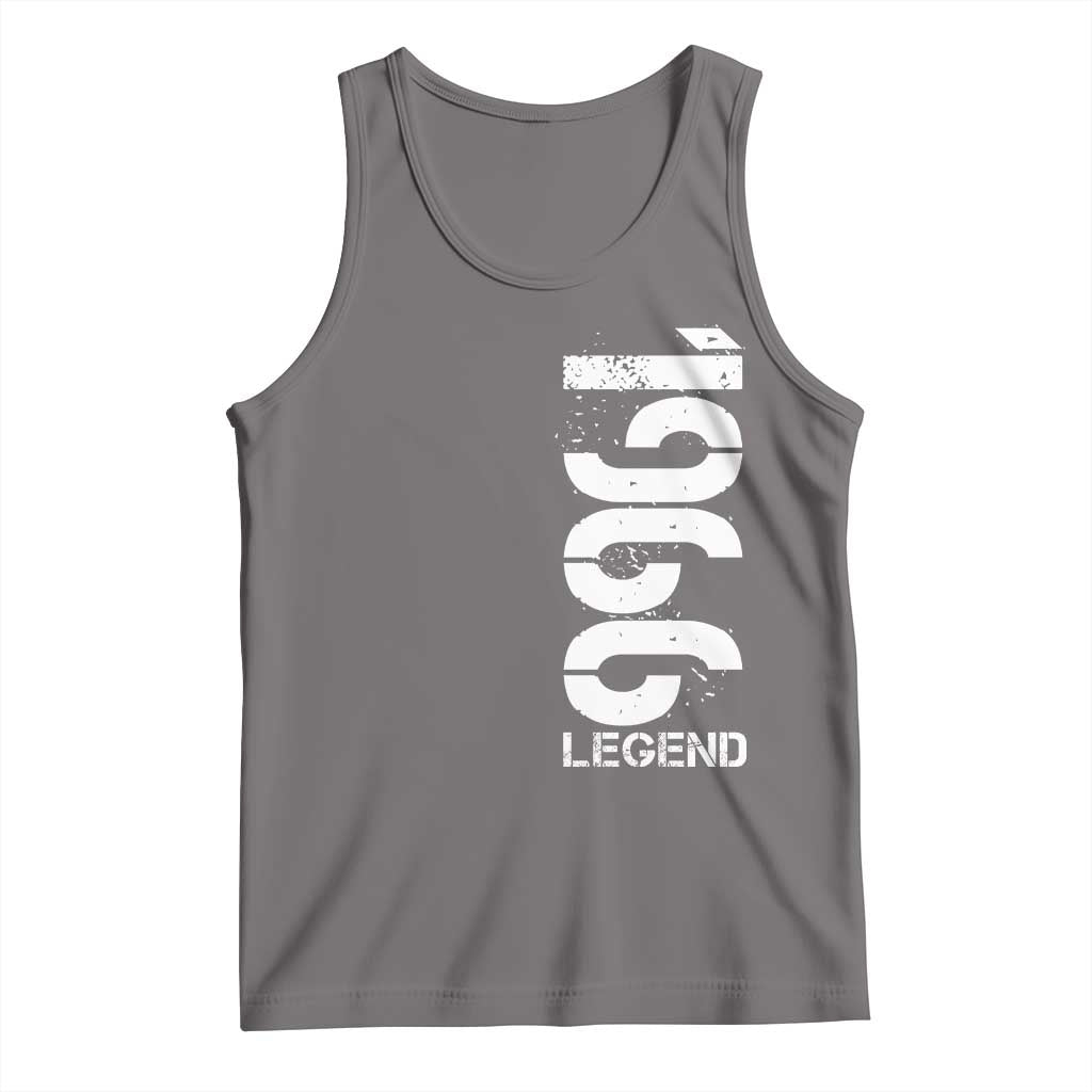 Vintage 1966 Legend Tank Top 60th Birthday Gifts Special Milestone TS11 Deep Heather Print Your Wear