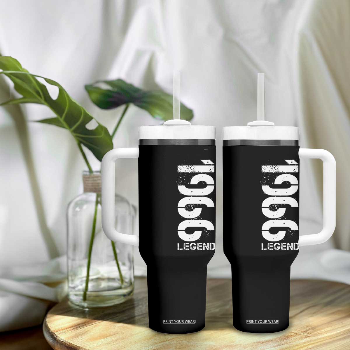 Vintage 1966 Legend Tumbler With Handle 60th Birthday Gifts Special Milestone TS11 Print Your Wear