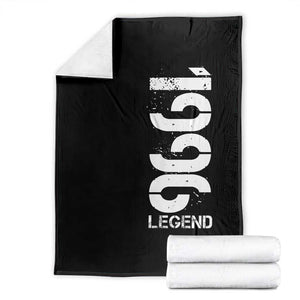 Vintage 1996 Legend Throw Blanket 30th Birthday Gifts Special Milestone TS11 Black Print Your Wear