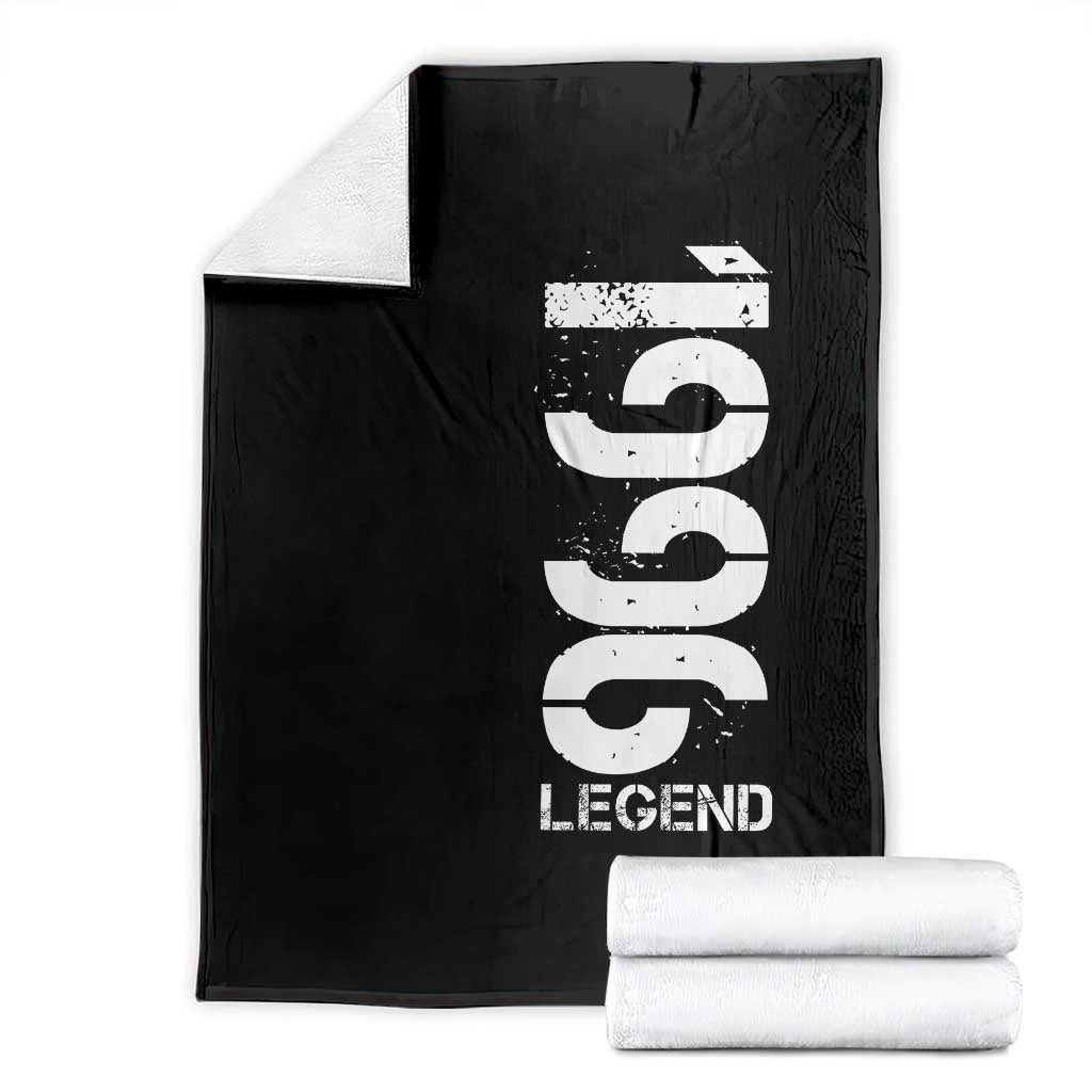 Vintage 1996 Legend Throw Blanket 30th Birthday Gifts Special Milestone TS11 Black Print Your Wear
