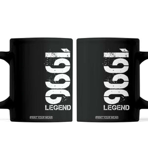 Vintage 1996 Legend Coffee Mug 30th Birthday Gifts Special Milestone TS11 Black Print Your Wear