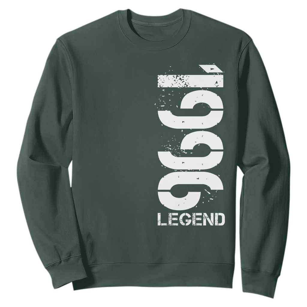 Vintage 1996 Legend Sweatshirt 30th Birthday Gifts Special Milestone TS11 Dark Forest Green Print Your Wear
