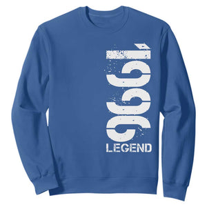 Vintage 1996 Legend Sweatshirt 30th Birthday Gifts Special Milestone TS11 Royal Blue Print Your Wear