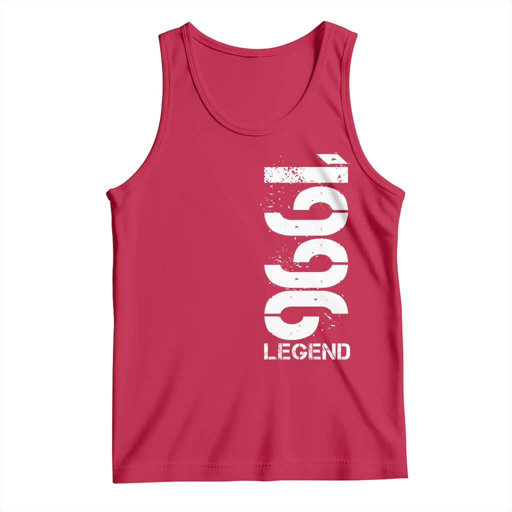 Vintage 1996 Legend Tank Top 30th Birthday Gifts Special Milestone TS11 Red Print Your Wear