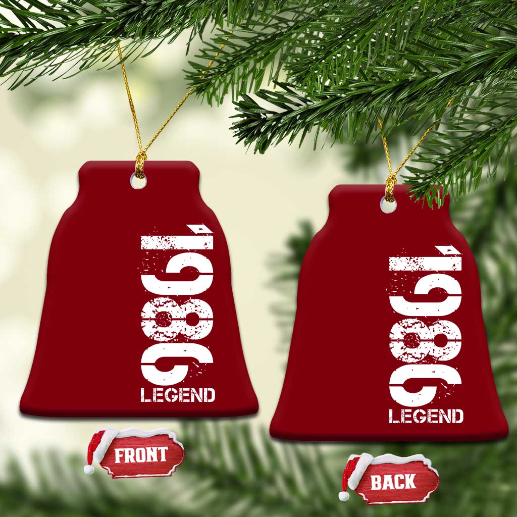 Vintage 1986 Legend Ceramic Ornament 40th Birthday Gifts Special Milestone TS11 Print Your Wear