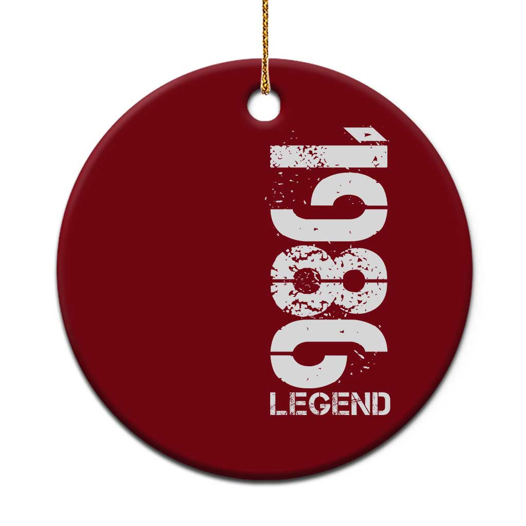 Vintage 1986 Legend Ceramic Ornament 40th Birthday Gifts Special Milestone TS11 1pc Red Print Your Wear