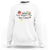 Watch Out Kindergarten Here I Come Sweatshirt Back To School Clock Apple Pen TS11 White Print Your Wear