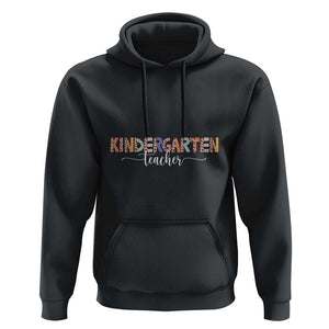 Kindergarten Teacher Hoodie First Day Of School Boho Style TS11 Black Print Your Wear