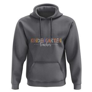 Kindergarten Teacher Hoodie First Day Of School Boho Style TS11 Charcoal Print Your Wear