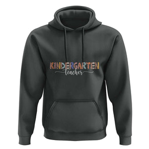 Kindergarten Teacher Hoodie First Day Of School Boho Style TS11 Dark Heather Print Your Wear