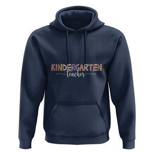 Kindergarten Teacher Hoodie First Day Of School Boho Style TS11 Navy Print Your Wear