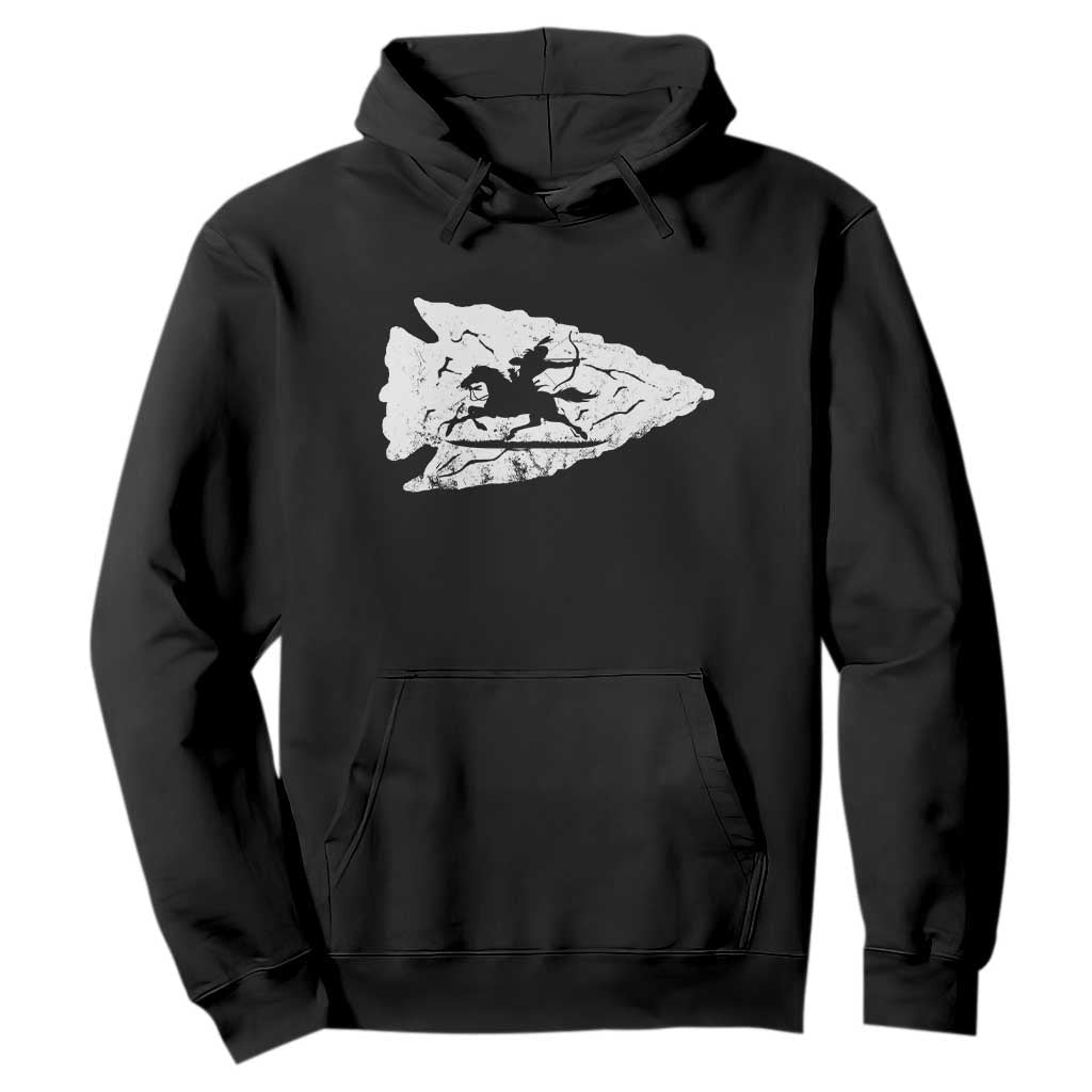 Arrowhead Hunter Indian Chief Relic Hunting Native American Hoodie TS11 Black Print Your Wear